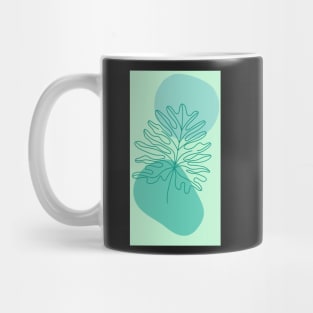 Leaf Line Art Mug